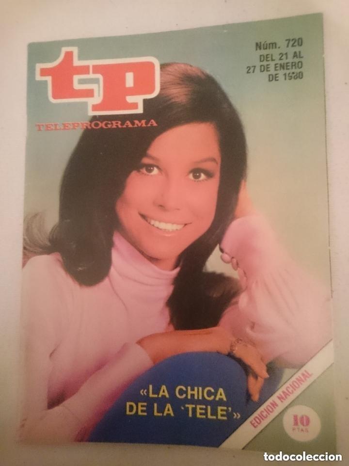 Coleccionismo de Revista Teleprograma: TP TELEPROGRAMA N 720 -DEL 21 AL 27 ENERO 1980 - LA CHICA DE LA TELE
