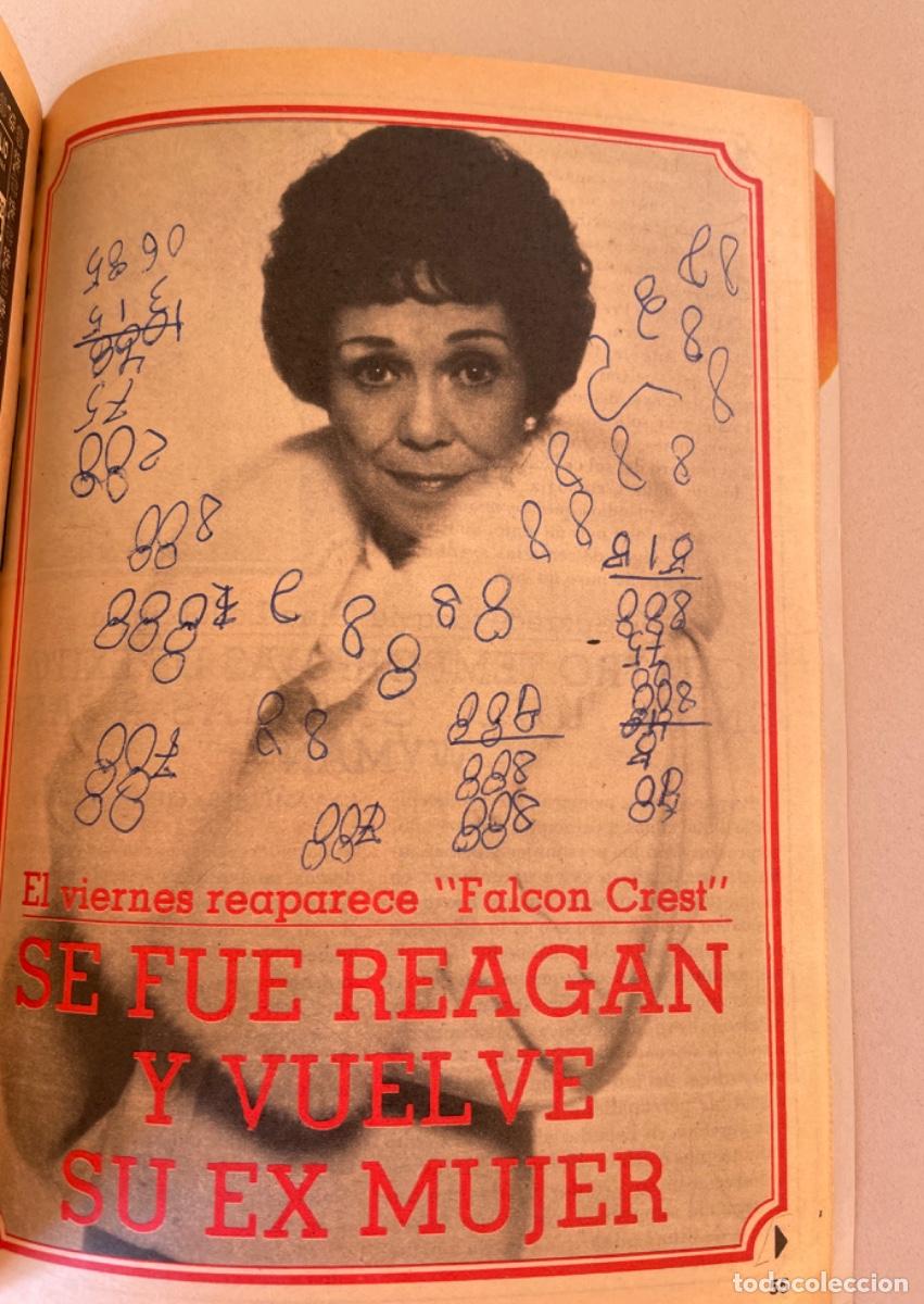 Coleccionismo de revista Teleprograma: TP TELEPROGRAMA N&ordm; 999 JUNIO 1985 *FALCON CREST* - Foto 2