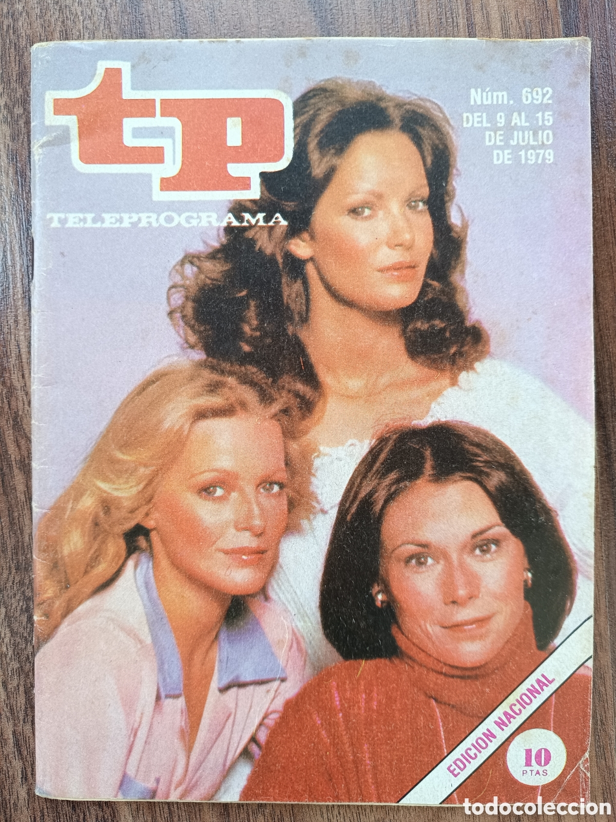 Coleccionismo de Revista Teleprograma: Teleprograma antiguo &Aacute;ngeles de Charlie
