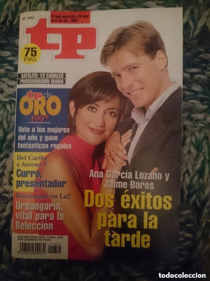 Coleccionismo de Revista Teleprograma: TP TELEPROGRAMA N 1652 DEL 28 NOVIEMBRE AL 6 DICIEMBRE 1997 -con Programacion Satelite