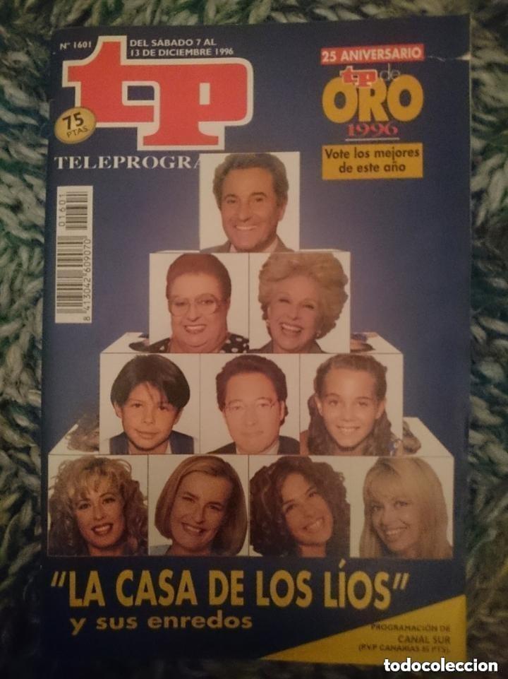 Coleccionismo de Revista Teleprograma: TP TELEPROGRAMA N 1601 DEL 7 AL 13 DICIEMBRE 1996 - LA CASA DE LOS LIOS Y SUS ENREDOS -con Programac