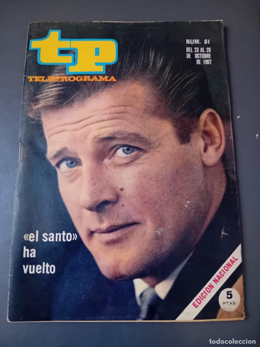 Coleccionismo de revista Teleprograma: TP Teleprograma 81 El Santo Roger Moore - Foto 1
