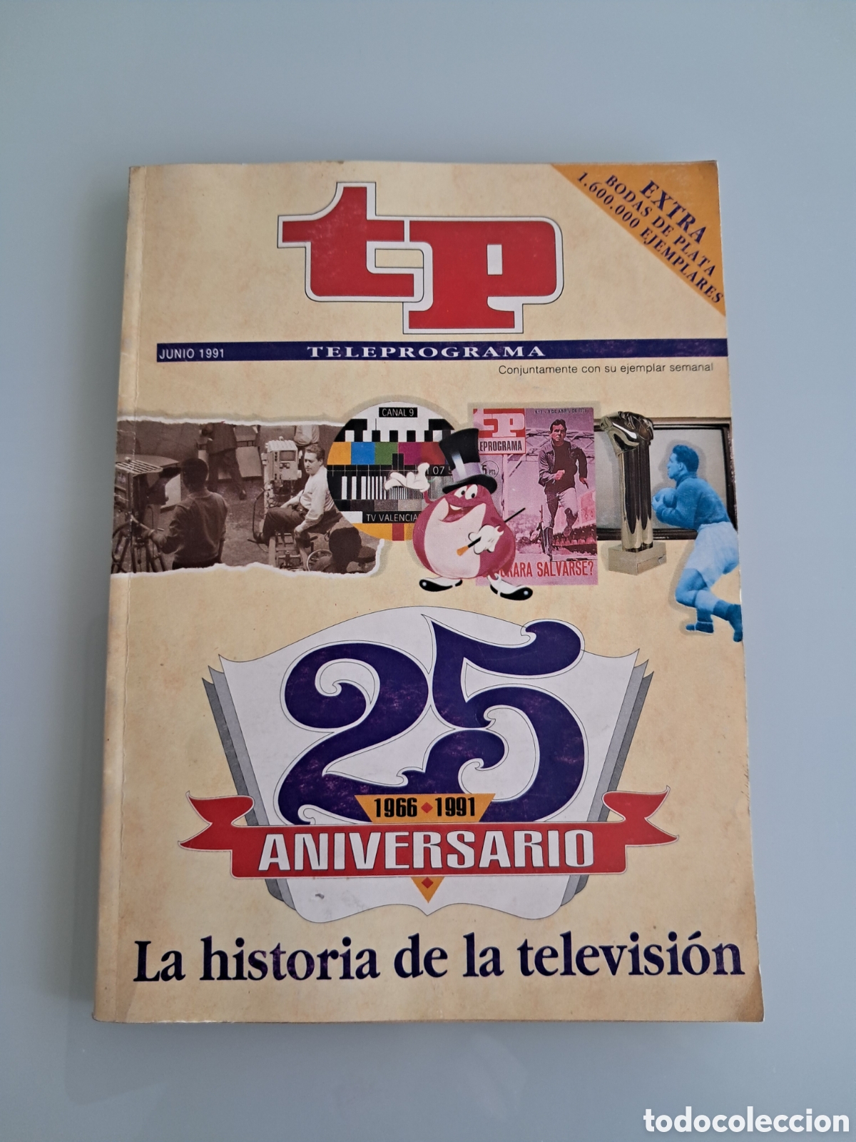 Coleccionismo de revista Teleprograma: Revista TP 25 Aniversario 1966-1991