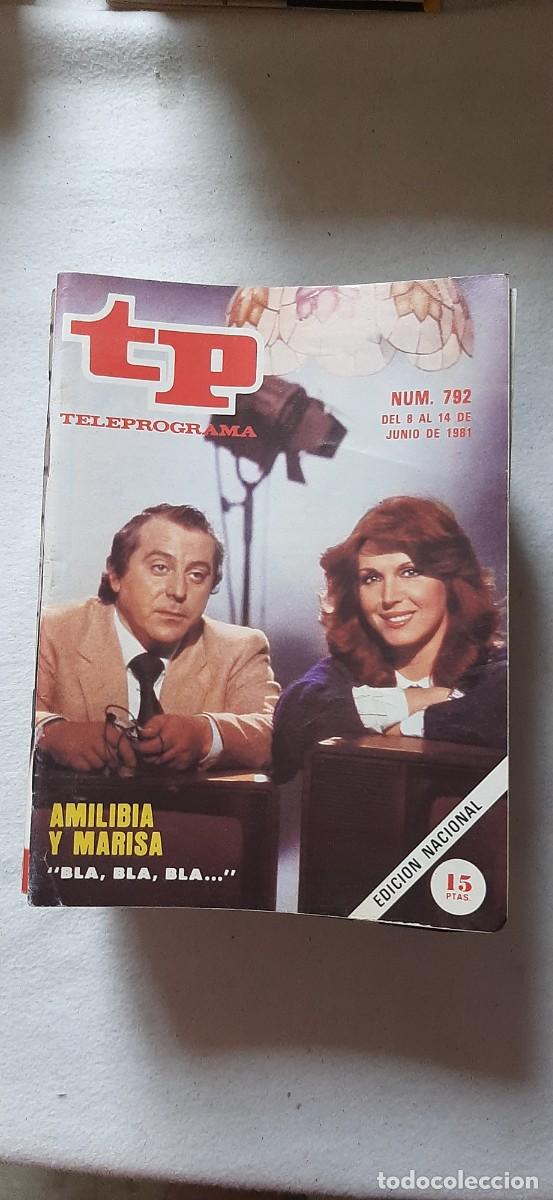 Coleccionismo de revista Teleprograma: TELEPROGRAMA A&Ntilde;O 1981.