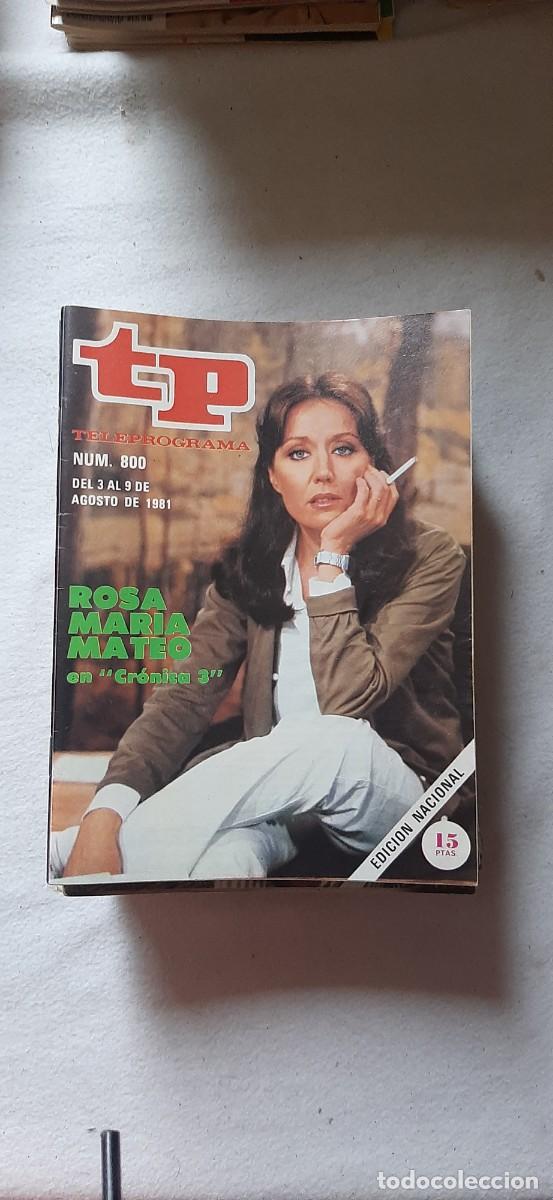 Coleccionismo de revista Teleprograma: TELEPROGRAMA A&Ntilde;O 1981.