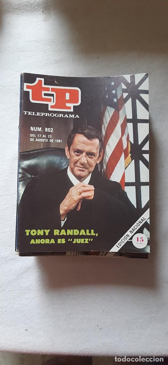 Coleccionismo de revista Teleprograma: TELEPROGRAMA A&Ntilde;O 1981.
