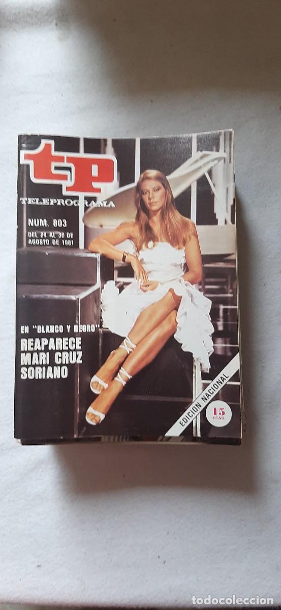Coleccionismo de revista Teleprograma: TELEPROGRAMA A&Ntilde;O 1981.