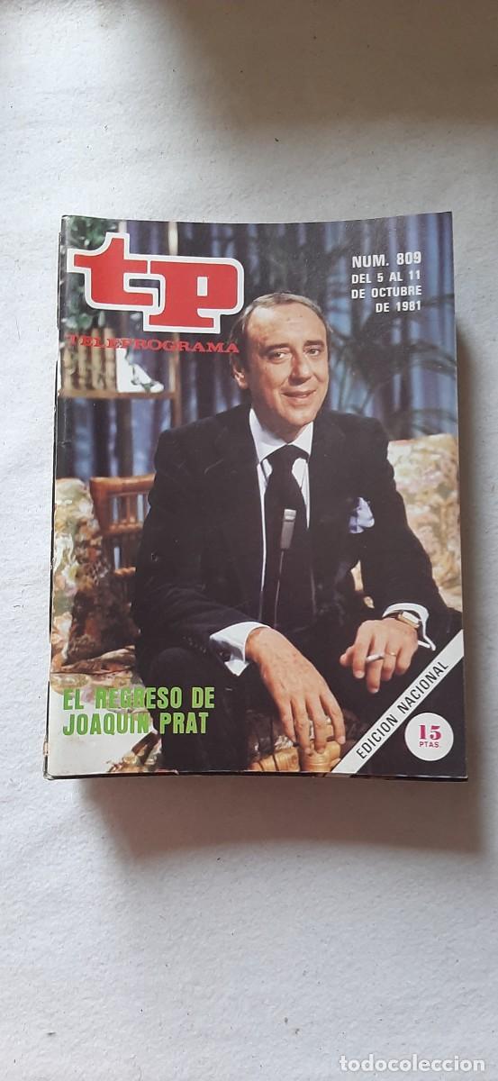 Collectionnisme de Magazine Teleprograma: TELEPROGRAMA A&Ntilde;O 1981.