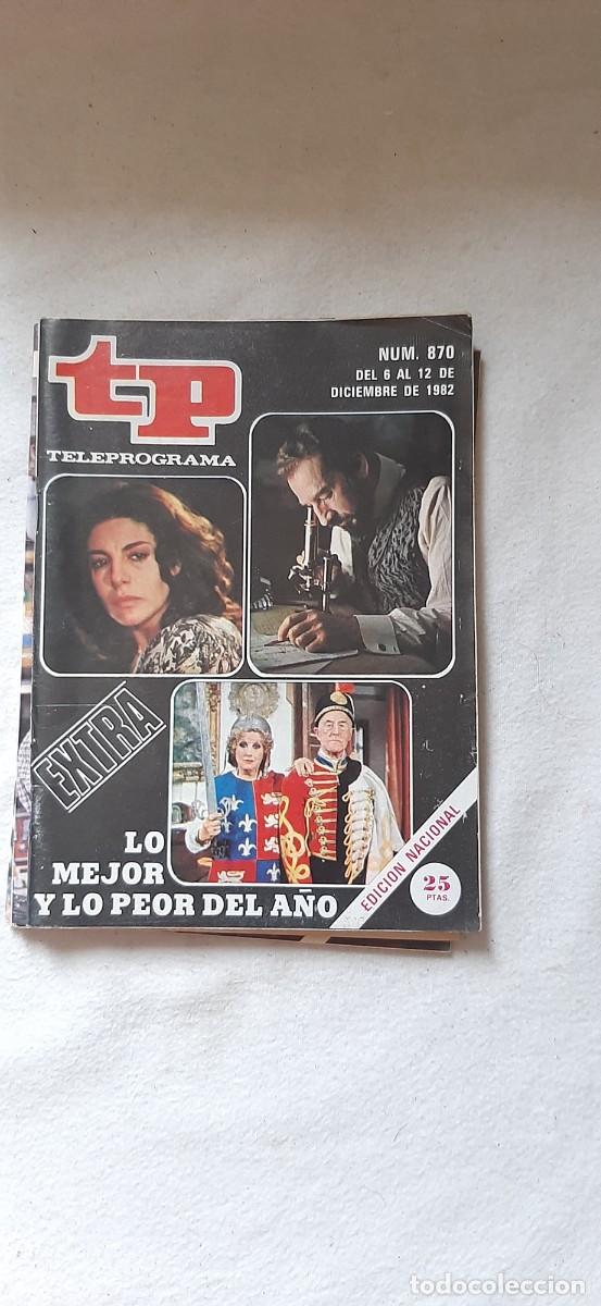 Coleccionismo de revista Teleprograma: TELEPROGRAMA A&Ntilde;O 1982.