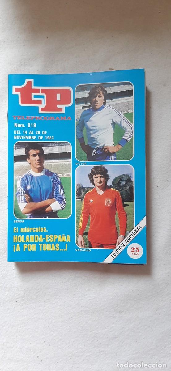 Coleccionismo de revista Teleprograma: TELEPROGRAMA A&Ntilde;O 1983.