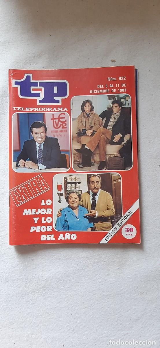 Coleccionismo de revista Teleprograma: TELEPROGRAMA A&Ntilde;O 1983.