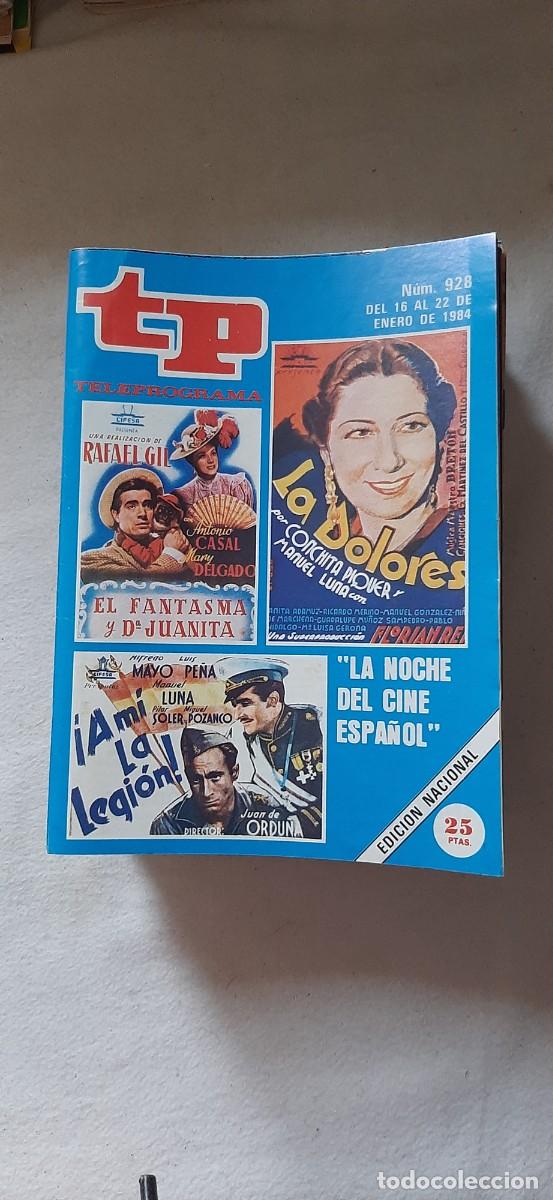 Collectionnisme de Magazine Teleprograma: TELEPROGRAMA A&Ntilde;O 1984.