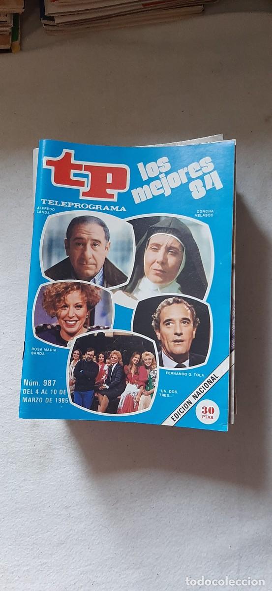 Coleccionismo de revista Teleprograma: TELEPROGRAMA A&Ntilde;O 1985.