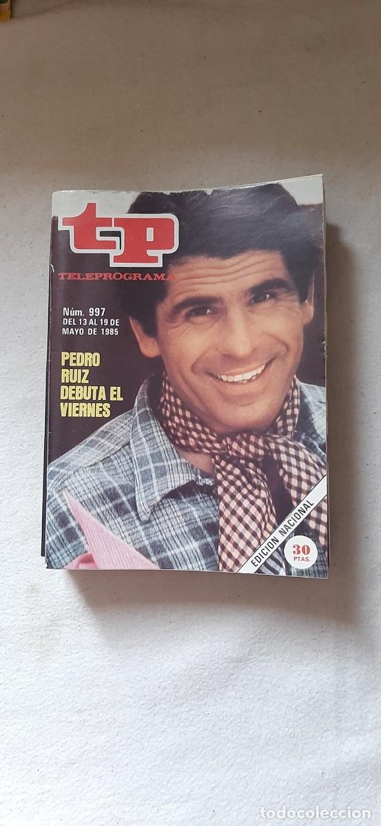 Coleccionismo de revista Teleprograma: TELEPROGRAMA A&Ntilde;O 1985.
