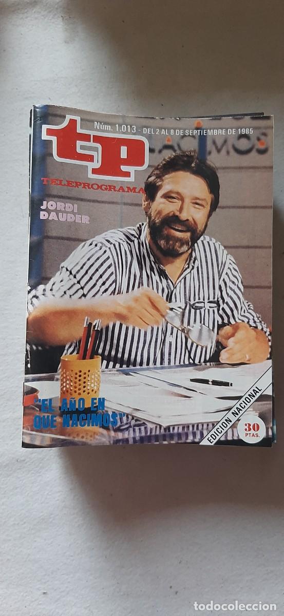 Coleccionismo de revista Teleprograma: TELEPROGRAMA A&Ntilde;O 1985.