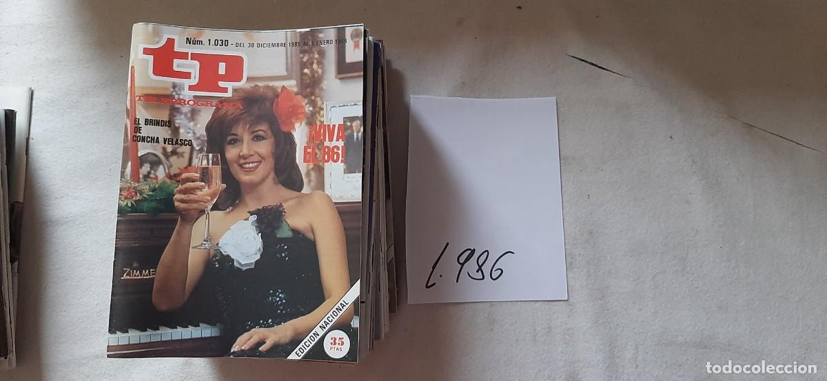 Coleccionismo de revista Teleprograma: TELEPROGRAMA A&Ntilde;O 1986.