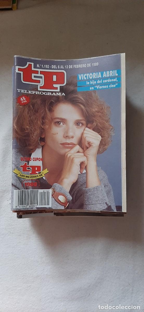 Coleccionismo de revista Teleprograma: TELEPROGRAMA A&Ntilde;O 1989.