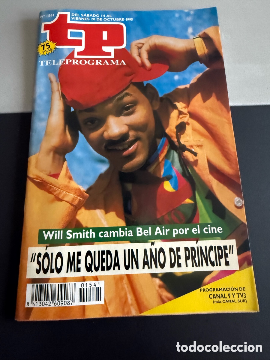 Coleccionismo de revista Teleprograma: TP. n 1541. Teleprograma. Octubre 1995. WILL SMITH