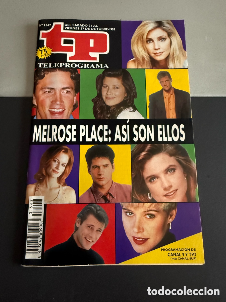Coleccionismo de revista Teleprograma: TP. n 1542. Teleprograma. Octubre 1995. MELROSE PLACE - Foto 1