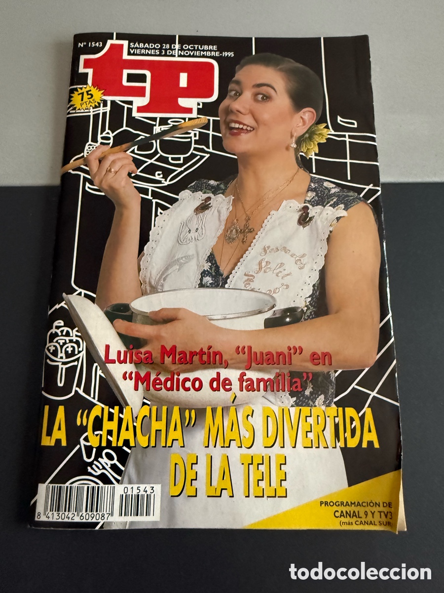 Coleccionismo de revista Teleprograma: TP. n 1543. Teleprograma. Octubre 1995. M&Eacute;DICO DE FAMILIA