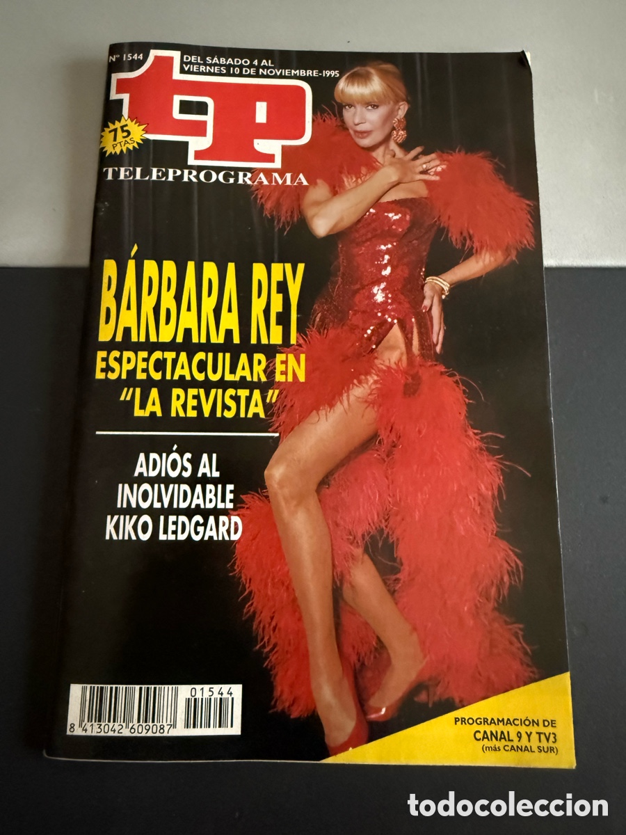 Coleccionismo de revista Teleprograma: TP. n 1544. Teleprograma Noviembre 1995. BARBARA REY
