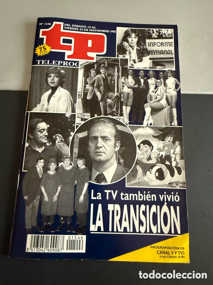 Coleccionismo de revista Teleprograma: TP. n 1546. Teleprograma Noviembre 1995. LA TRANSICI&Oacute;N UN DOS TRES. HEIDI