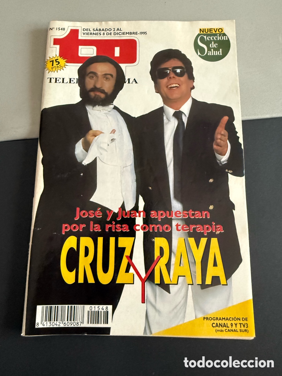 Coleccionismo de revista Teleprograma: TP. n 1548. Teleprograma Diciembre 1995. CRUZ Y RAYA
