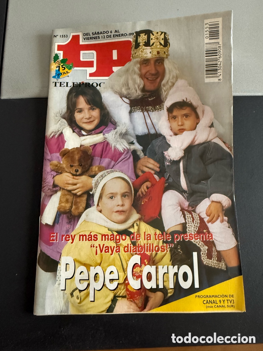 Coleccionismo de revista Teleprograma: TP. n 1553. Teleprograma. Enero 1996. PEPE CARROL