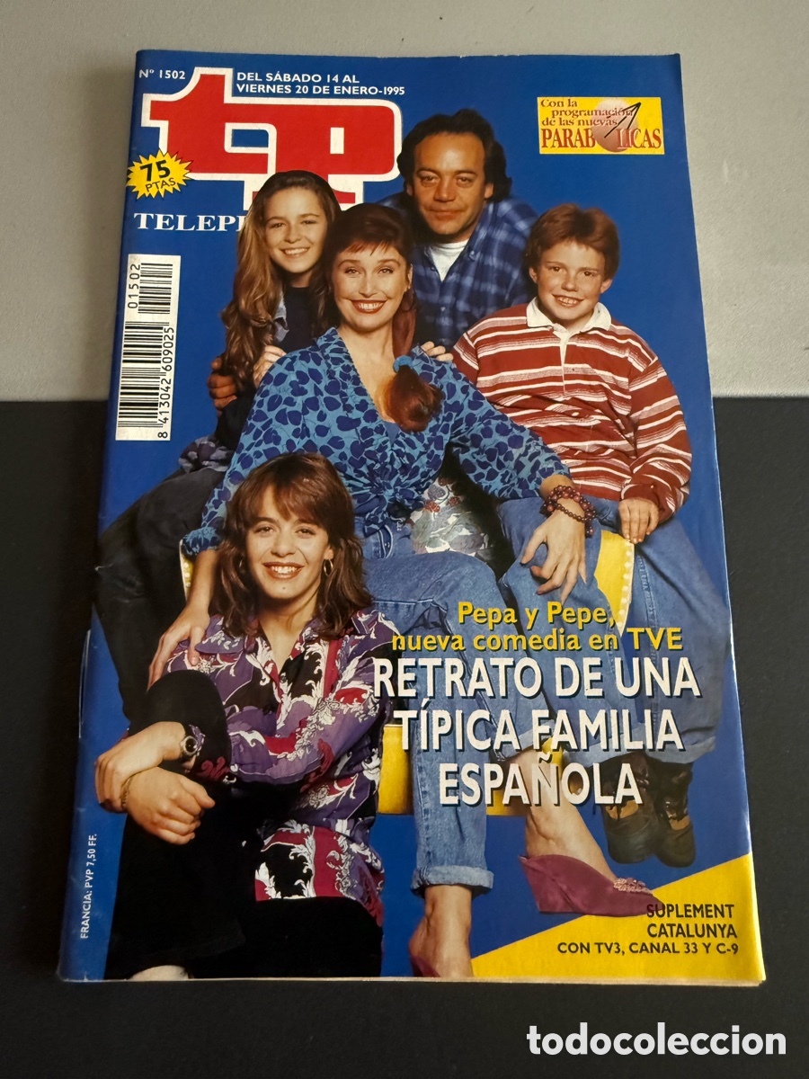 Coleccionismo de revista Teleprograma: TP. Teleprograma. n 1502. Enero 1995. PEPA Y PEPE