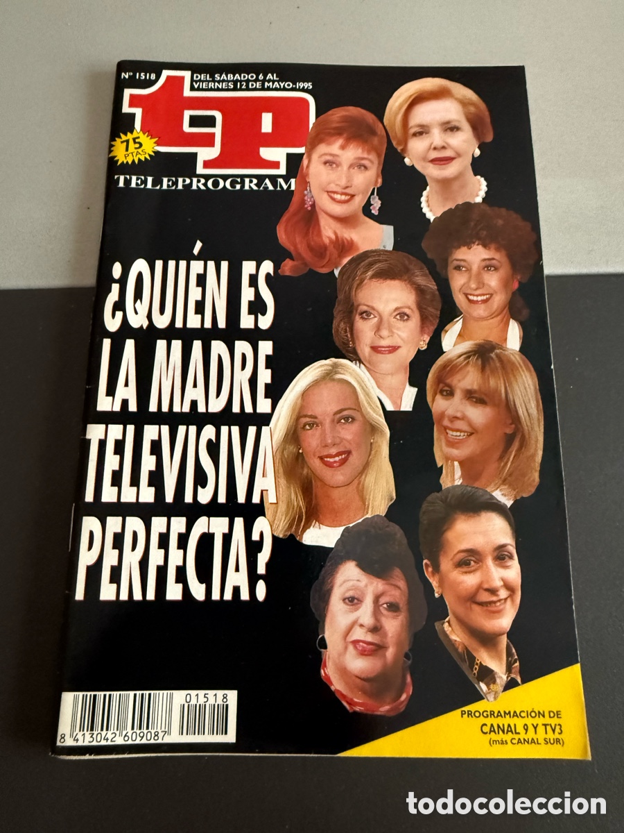 Coleccionismo de revista Teleprograma: TP. Teleprograma n 1518. Mayo 1995. QUI&Eacute;N ES LA MADRE DEL A&Ntilde;O ?