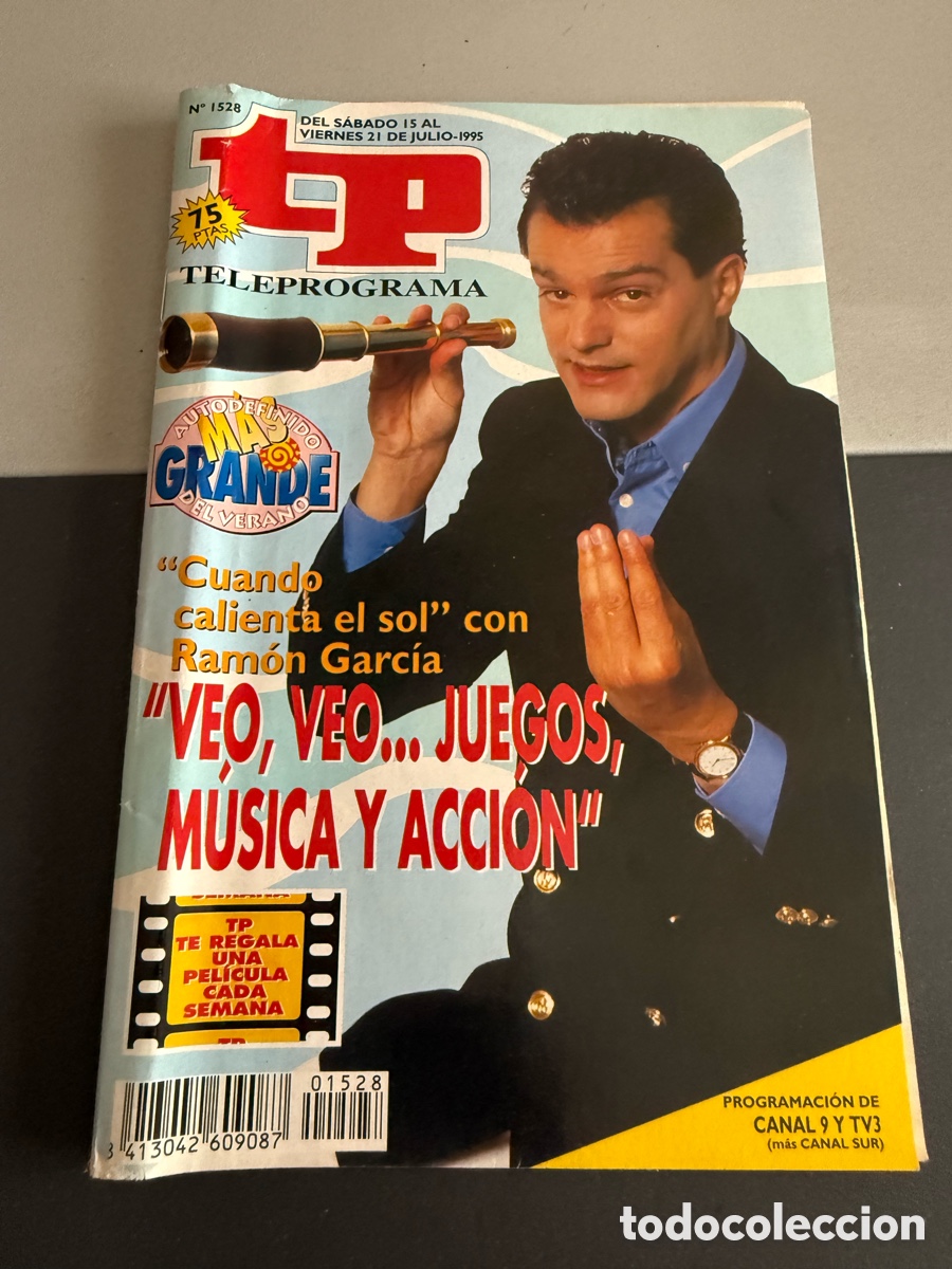 Coleccionismo de revista Teleprograma: TP. Teleprograma n 1528. Julio 1995. RAMON GARCIA