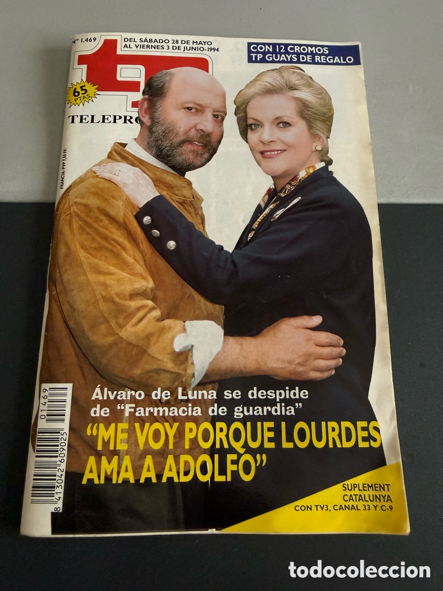 Coleccionismo de revista Teleprograma: TP Teleprograma n 1469. Junio 1994. FARMACIA DE GUARDIA