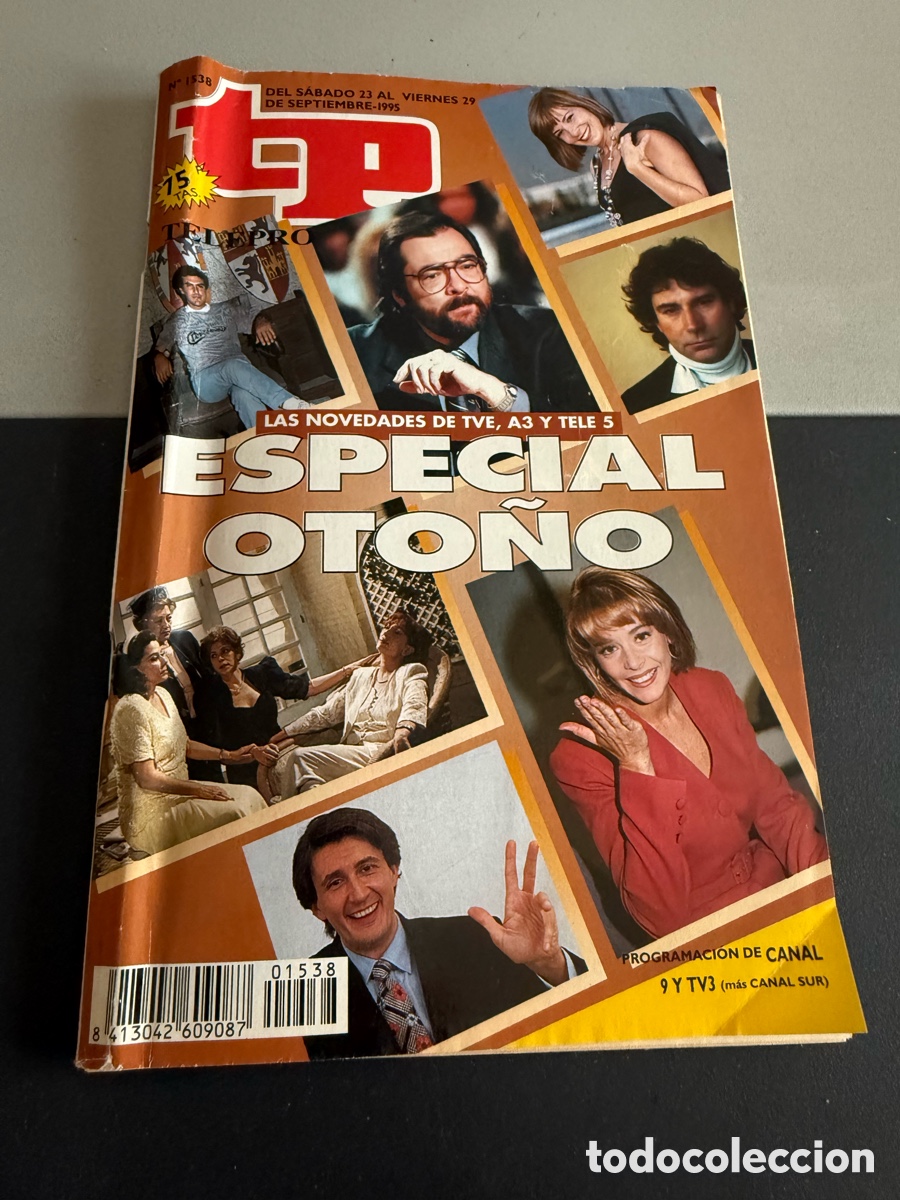 Coleccionismo de revista Teleprograma: TP Teleprograma n 1538. Septiembre 1995. ESPECIAL OTO&Ntilde;O