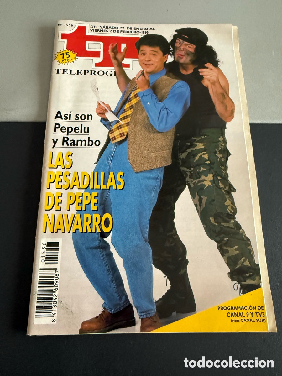 Coleccionismo de revista Teleprograma: TP Teleprograma n 1556. Febrero 1996. PEPELU Y RAMBO
