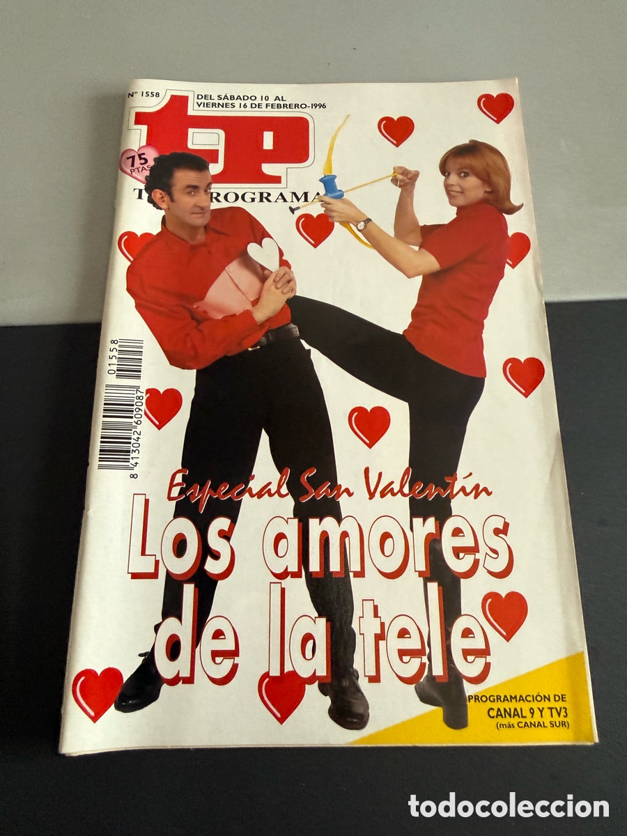 Coleccionismo de revista Teleprograma: TP. Teleprograma n 1558. Febrero 1996. SAN VALENTIN