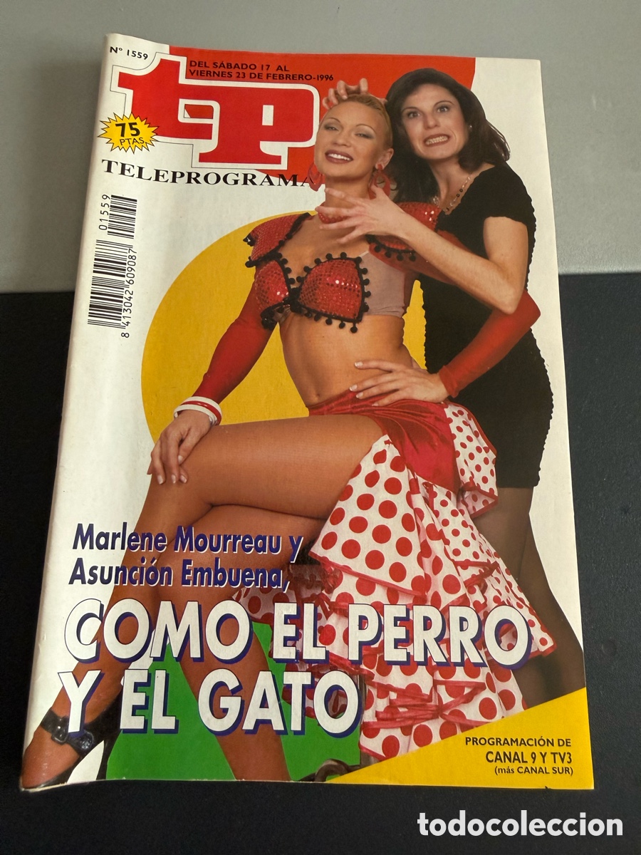 Coleccionismo de revista Teleprograma: TP. Teleprograma n 1559. Febrero 1996. MARLENE MOURREAU