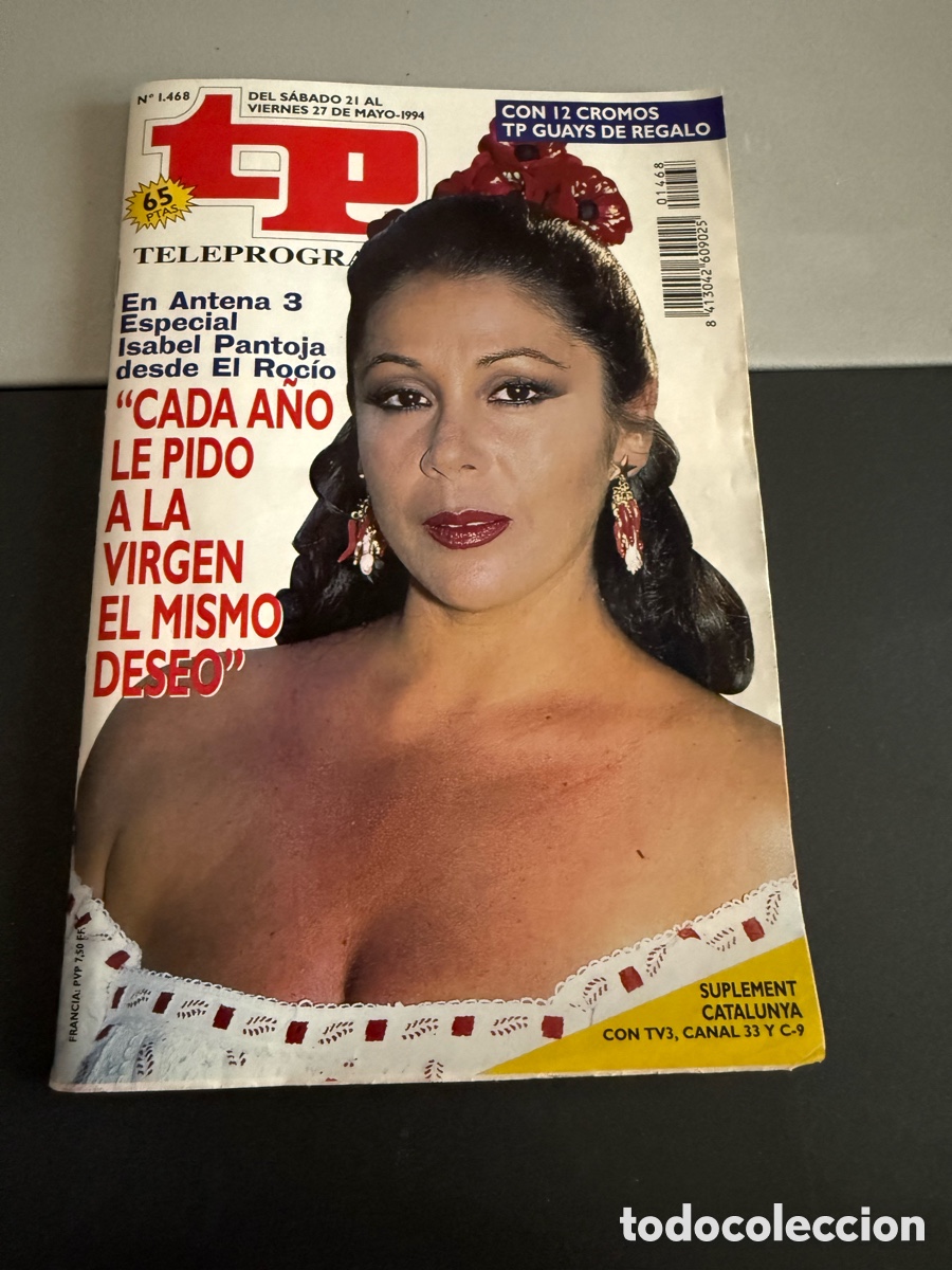 Coleccionismo de revista Teleprograma: TP. Teleprograma n 1468. Mayo 1994. ISABEL PANTOJA