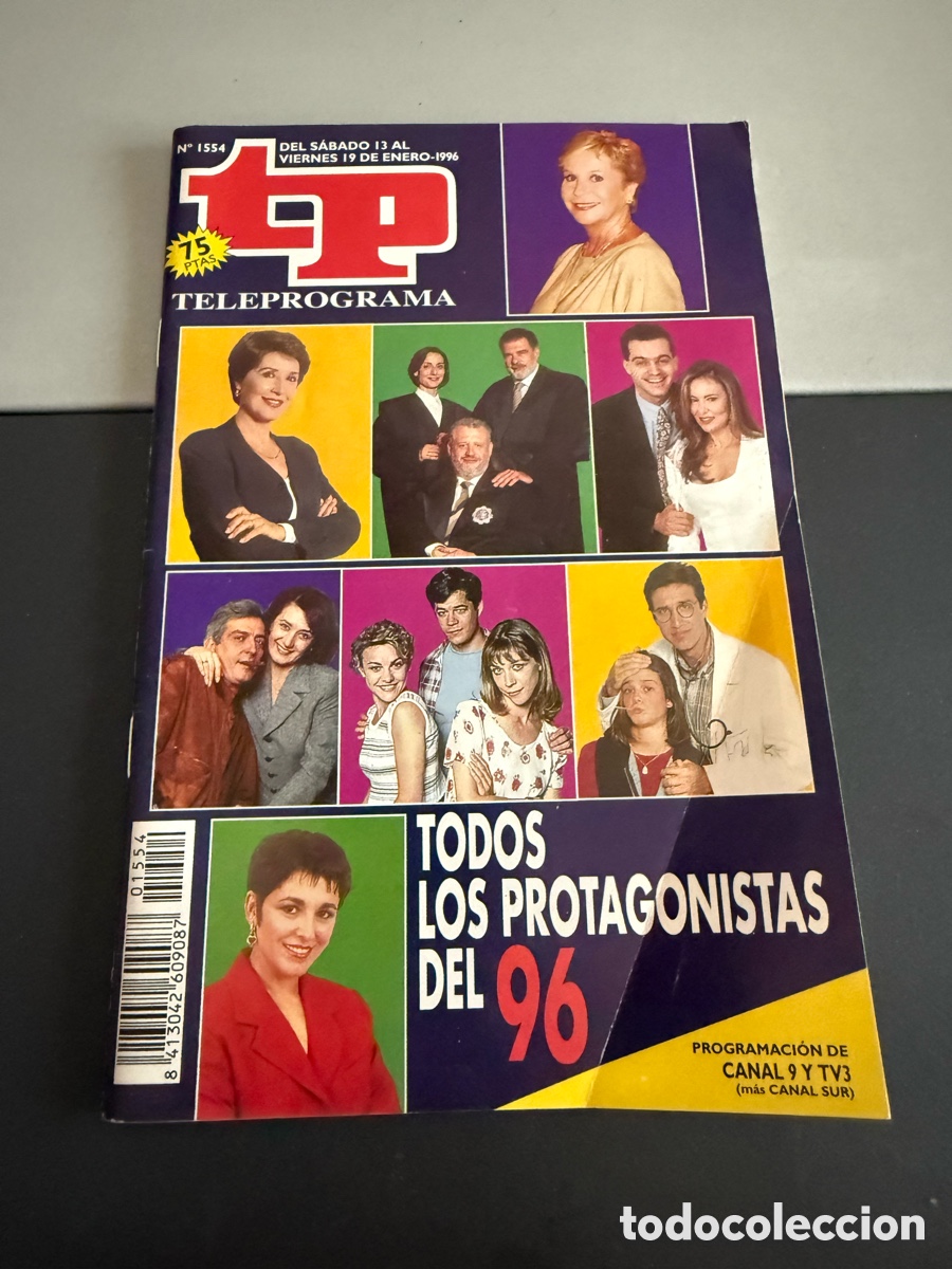 Coleccionismo de revista Teleprograma: TP. Teleprograma 1554. Enero 1996 TODOS LOS PROTAGONISTAS DEL 96