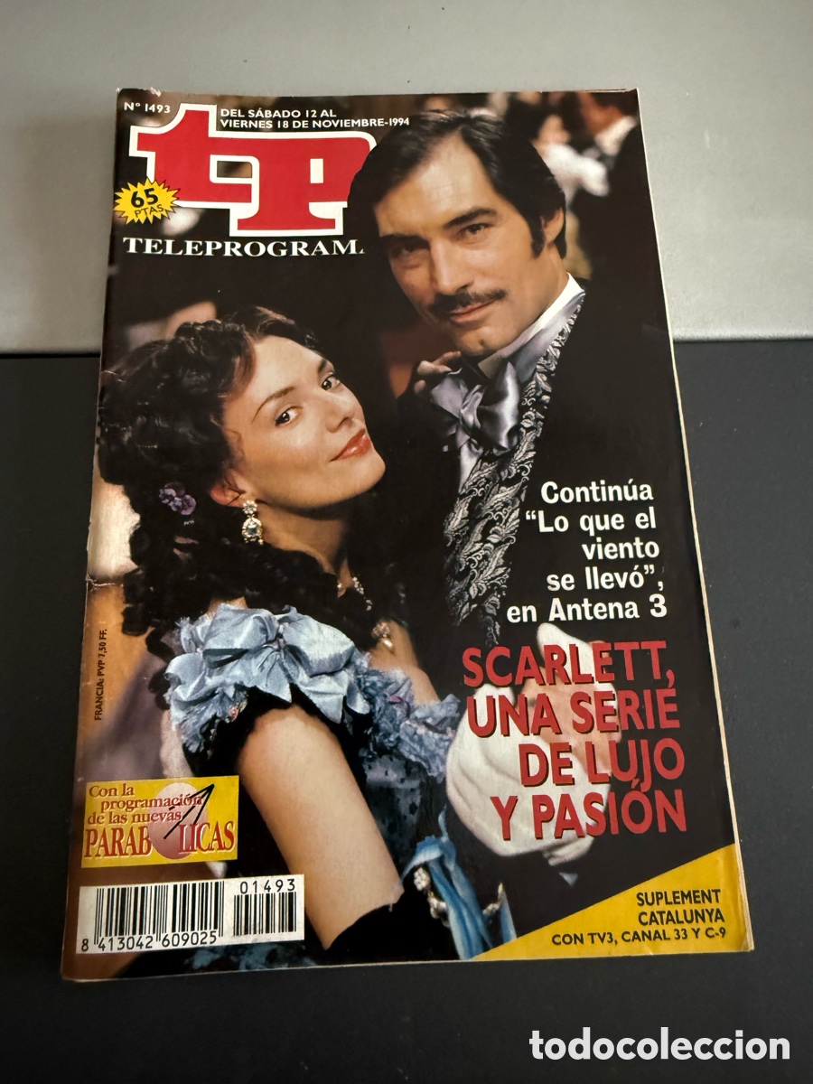 Coleccionismo de revista Teleprograma: TP Teleprograma 1493. Noviembre 1994. SCARLETT