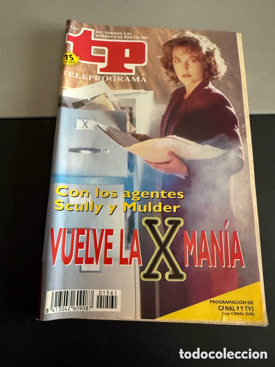 Coleccionismo de revista Teleprograma: TP. Teleprograma n 1561. Marzo 1996. EXPEDIENTE X