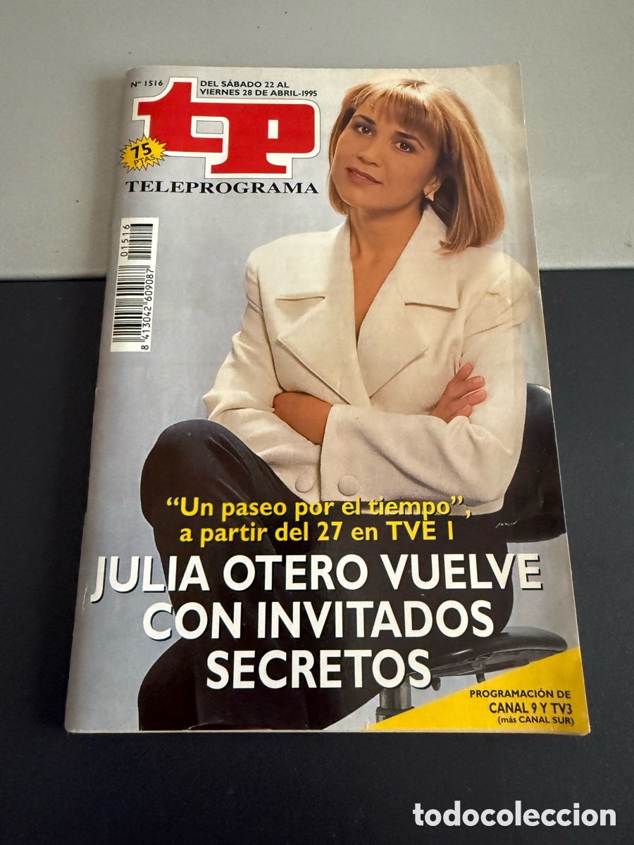 Colecionismo da Revista Teleprograma: TP Teleprograma n 1516. Abril 1995. JULIA OTERO