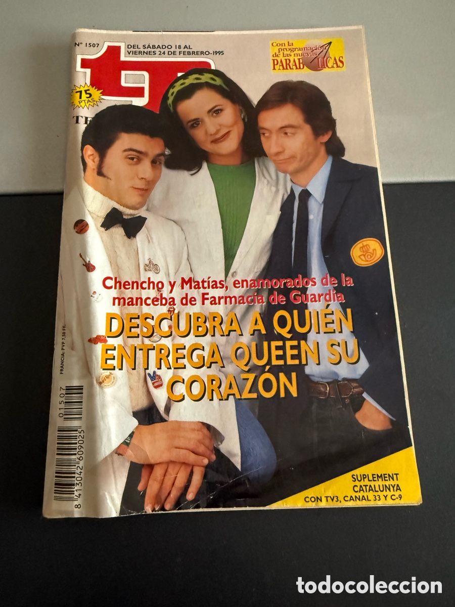 Colecionismo da Revista Teleprograma: TP. Teleprograma n 1507. Febrero 1995. FARMACIA DE GUARDIA