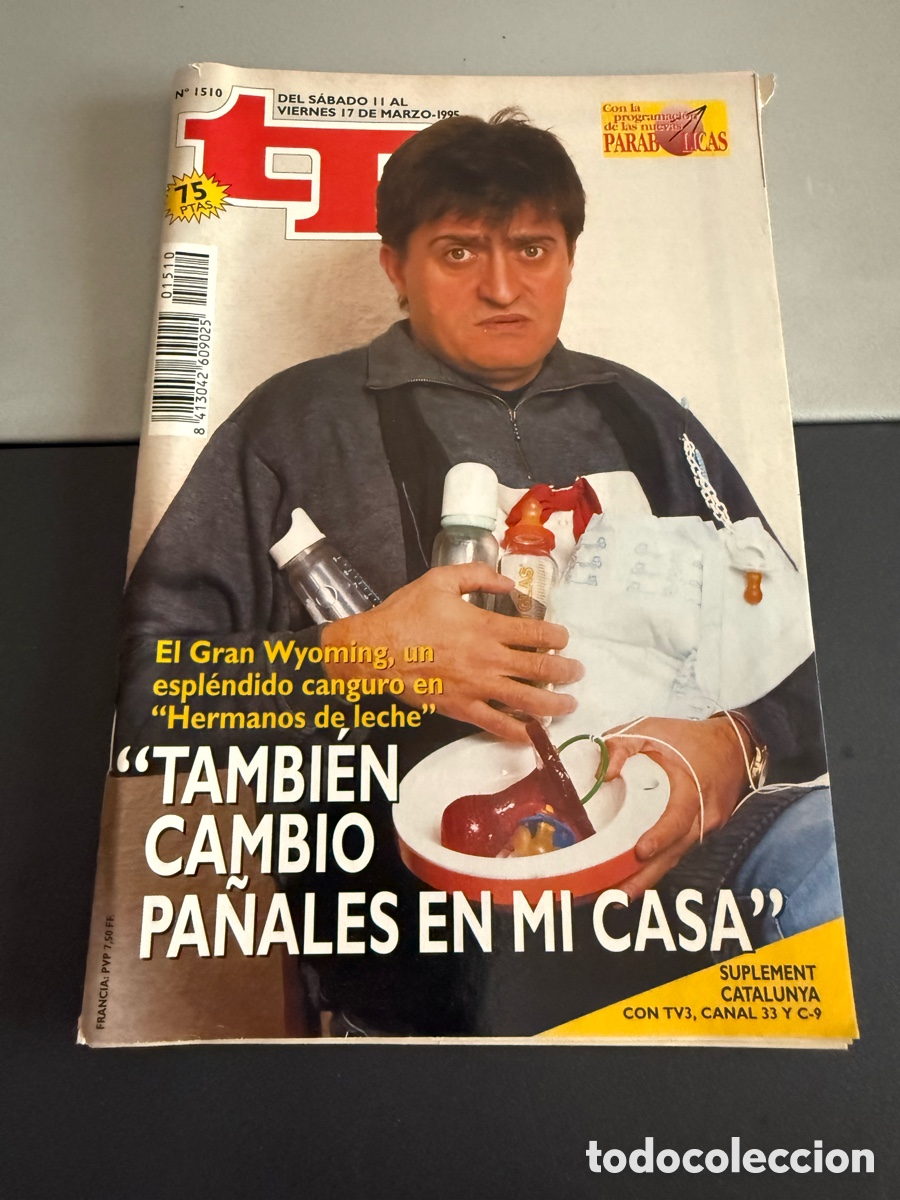 Colecionismo da Revista Teleprograma: TP. Teleprograma n 1510. Marzo 1995. EL GRAN WYOMING