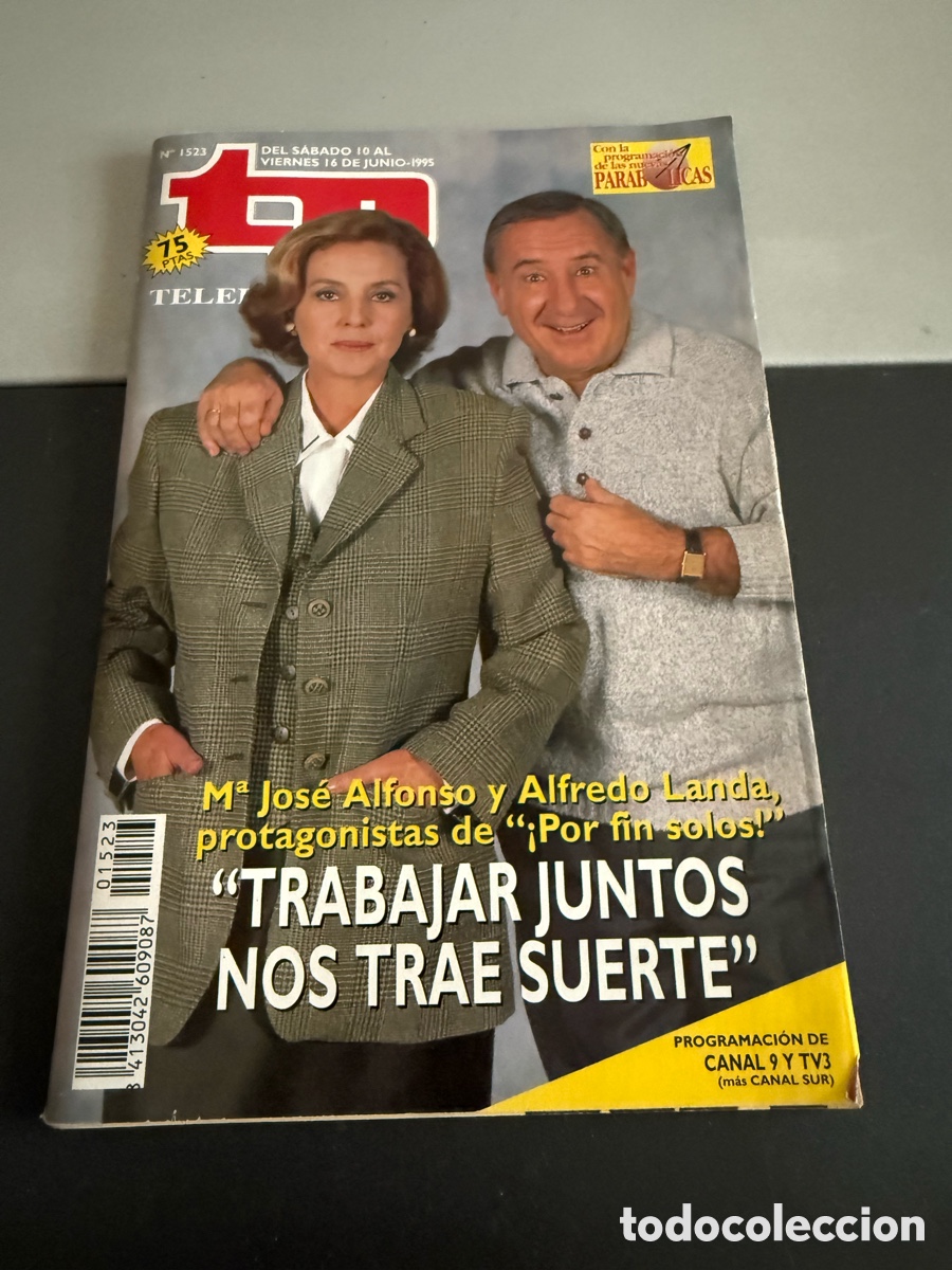 Coleccionismo de revista Teleprograma: TP. Teleprograma n 1523. Junio 1995. POR FIN SOLOS !