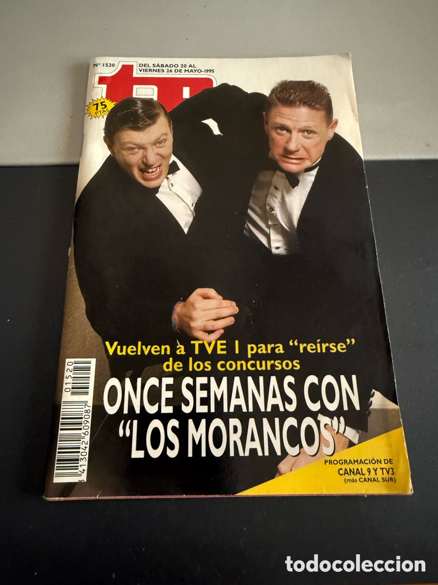Coleccionismo de revista Teleprograma: TP. Teleprograma n 1520. Mayo 1995. LOS MORANCOS