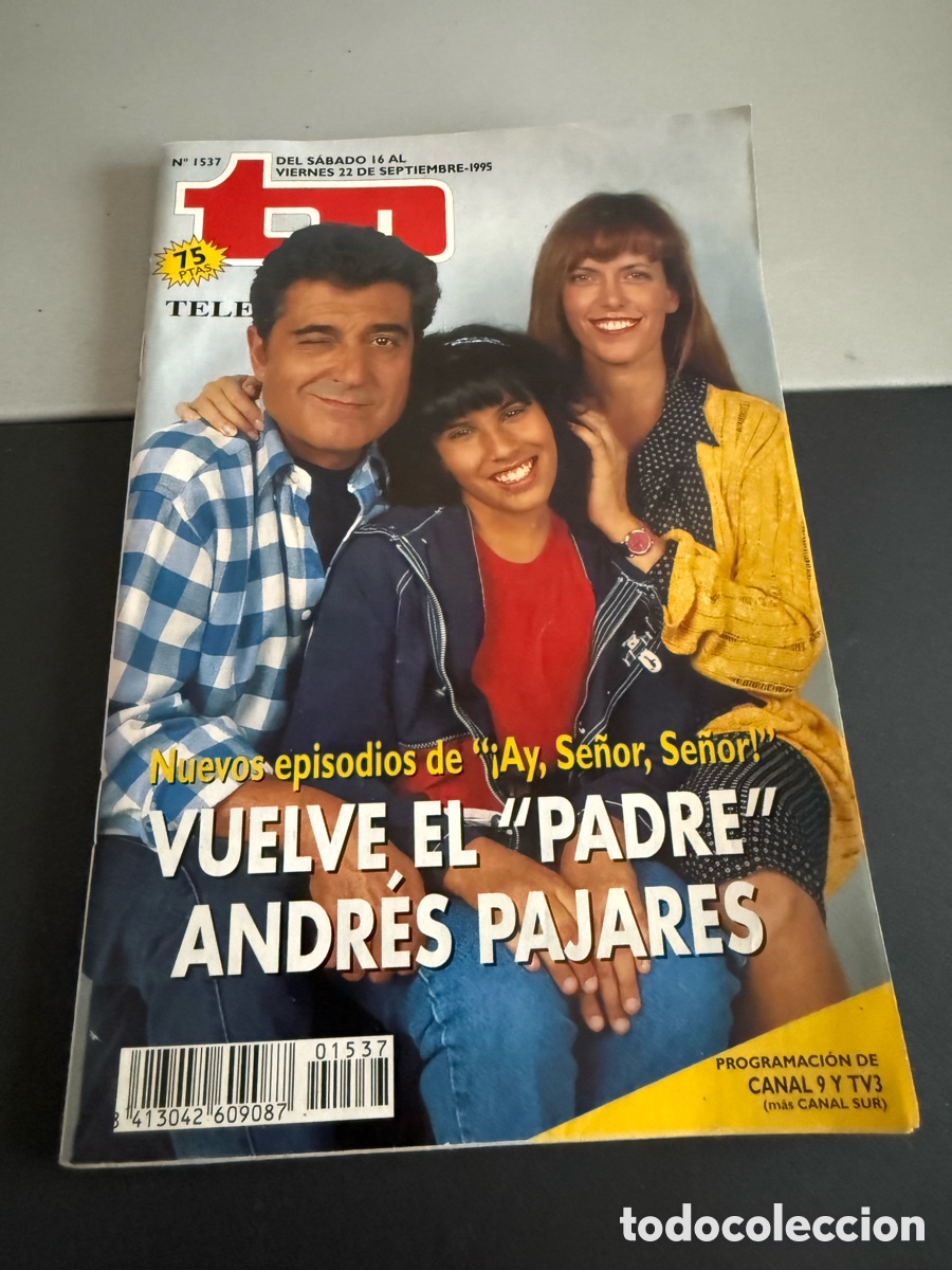 Coleccionismo de revista Teleprograma: TP. Teleprograma 1537. Septiembre 1995. AY SE&Ntilde;OR,SE&Ntilde;OR !!