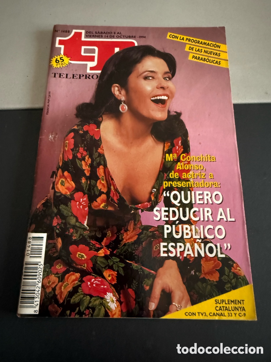 Coleccionismo de revista Teleprograma: TP. Teleprograma n 1488. Octubre 1994. M CONCHITA ALONSO
