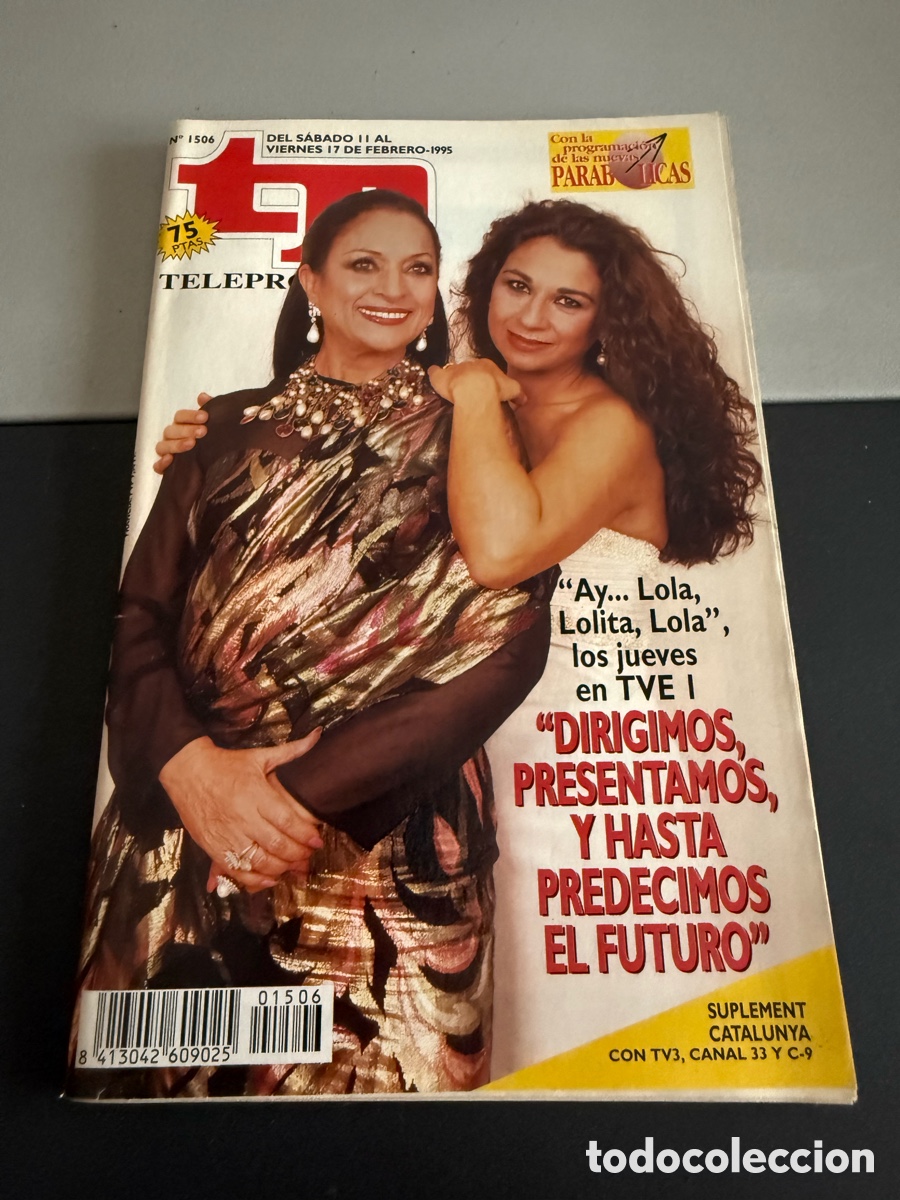 Coleccionismo de revista Teleprograma: TP. Teleprograma n 1506. Febrero 1995. AY LOLA , LOLITA,LOLA