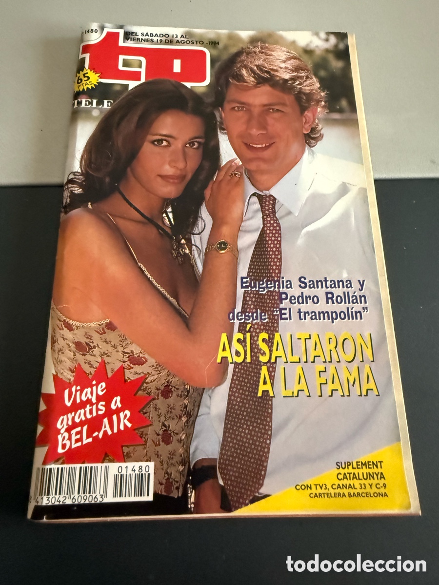 Coleccionismo de revista Teleprograma: TP. Teleprograma n 1480. Agosto 1994. EUGENIA SANTANA. PEDRO ROLLAN