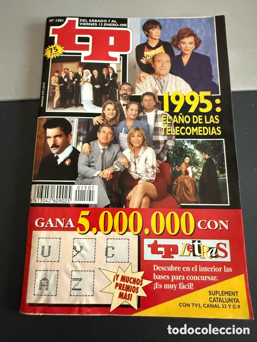 Coleccionismo de revista Teleprograma: TP. Teleprograma n 1501. Enero 1995. 1995 EL A&Ntilde;O DE LAS COMEDIAS